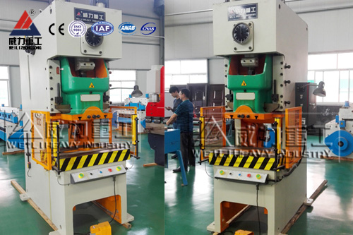 JH21-100噸氣動沖床_100t氣動摩擦離合壓力機